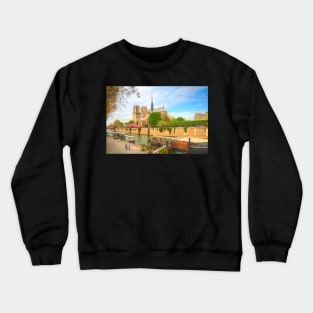 Notre Dame & the River Seine Crewneck Sweatshirt